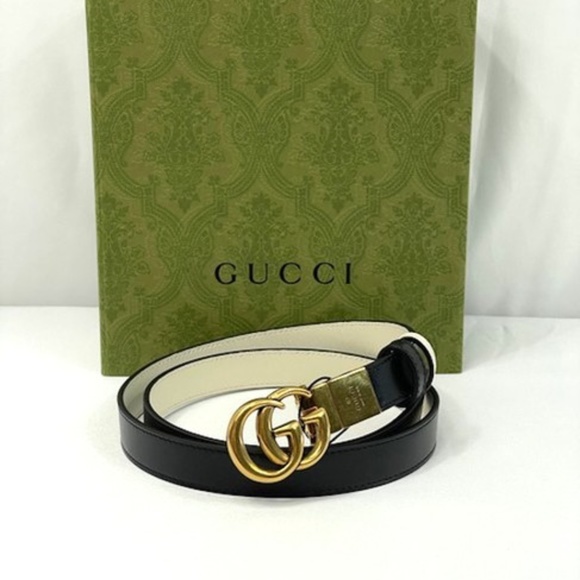 ***NEW Marmont GG Reversible Thin Belt - Picture 1 of 6